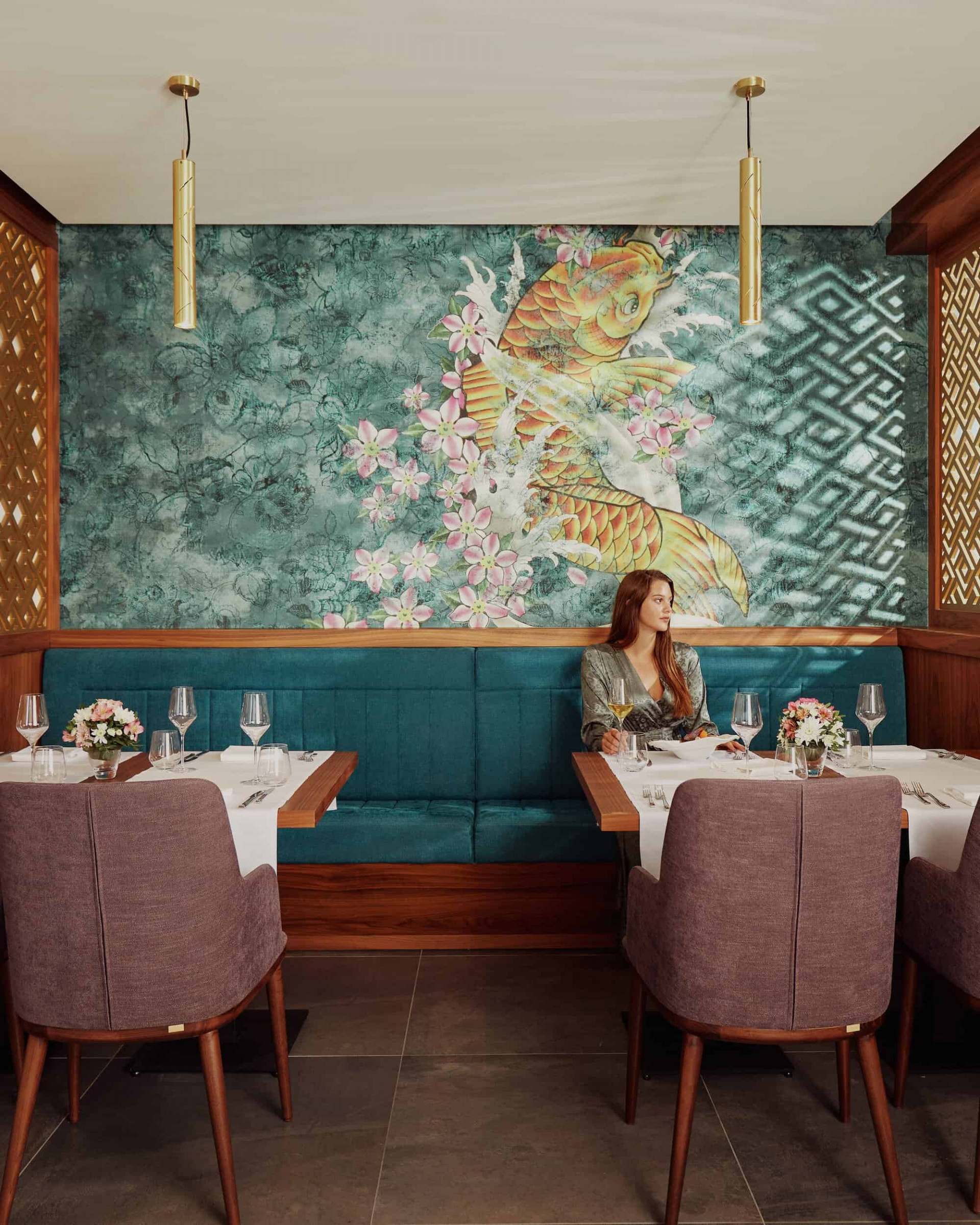 Terramar Restaurant with colourful, elegant design at Ānanti Resort
